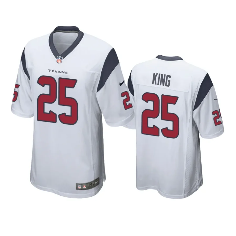 desmond king texans white game jersey