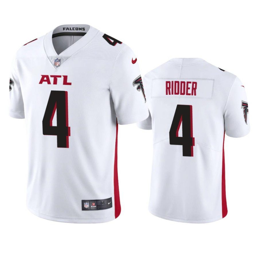 desmond ridder falcons white vapor jersey