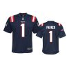 devante parker game youth navy jersey