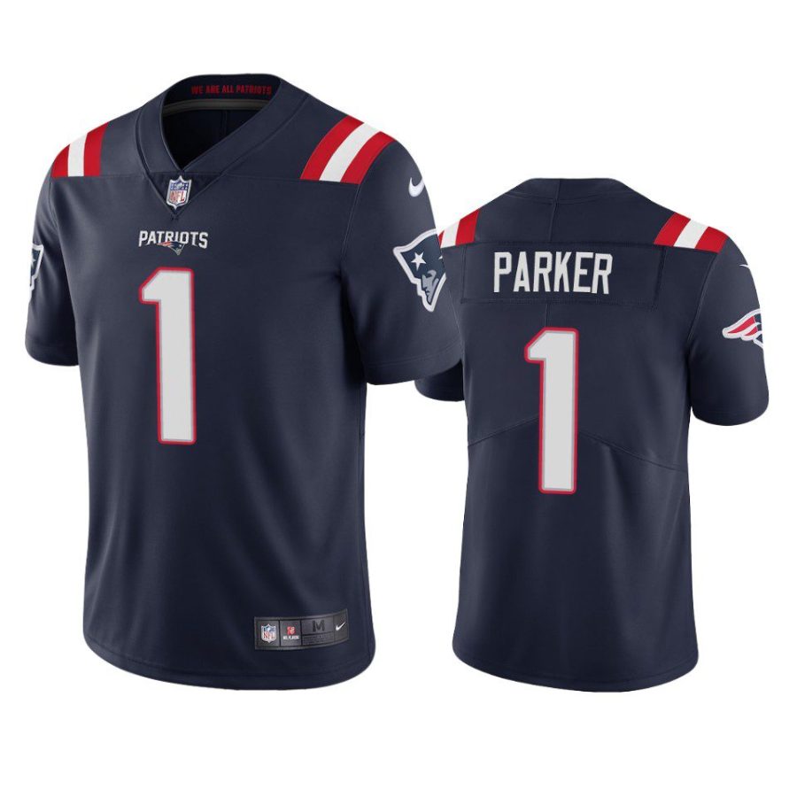 devante parker patriots jersey navy vapor limited