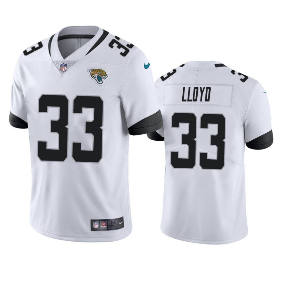 devin lloyd jaguars white vapor limited jersey