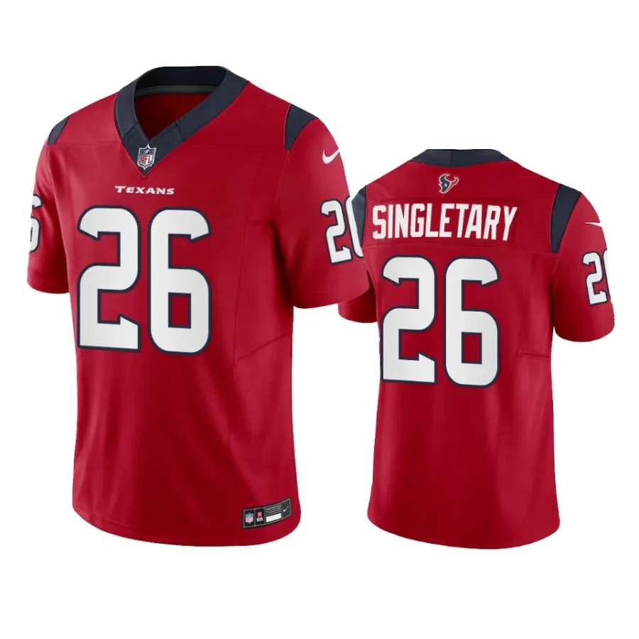 devin singletary texans jersey red limited vapor f.u.s.e