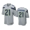devon witherspoon seahawks gray game jersey