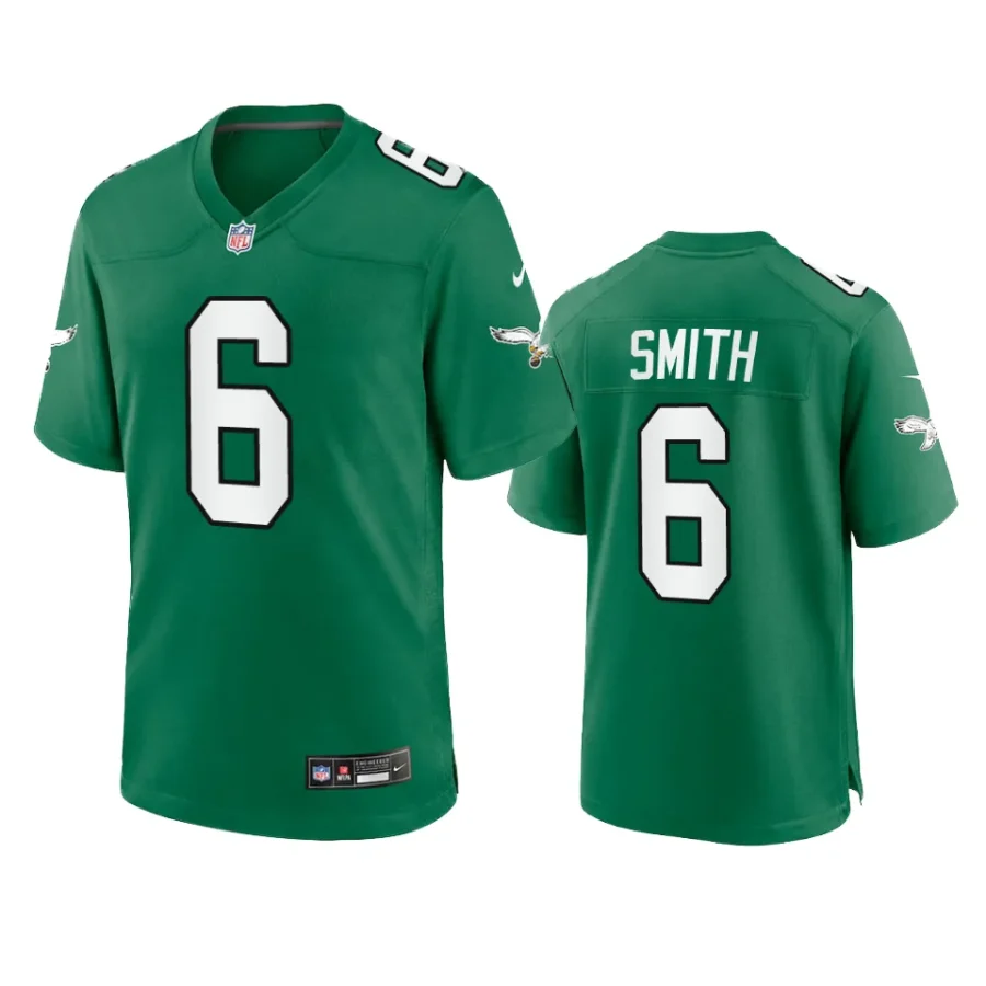 devonta smith eagles alternate game kelly green jersey