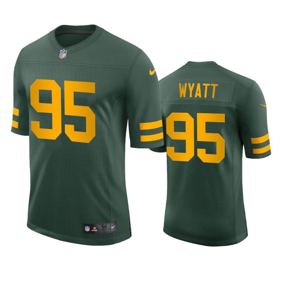 devonte wyatt packers alternate vapor limited green jersey