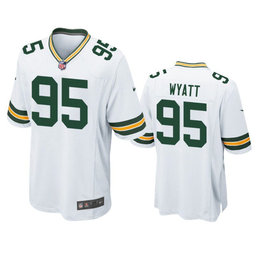 devonte wyatt packers white game jersey