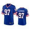 dexter lawrence giants classic game royal jersey