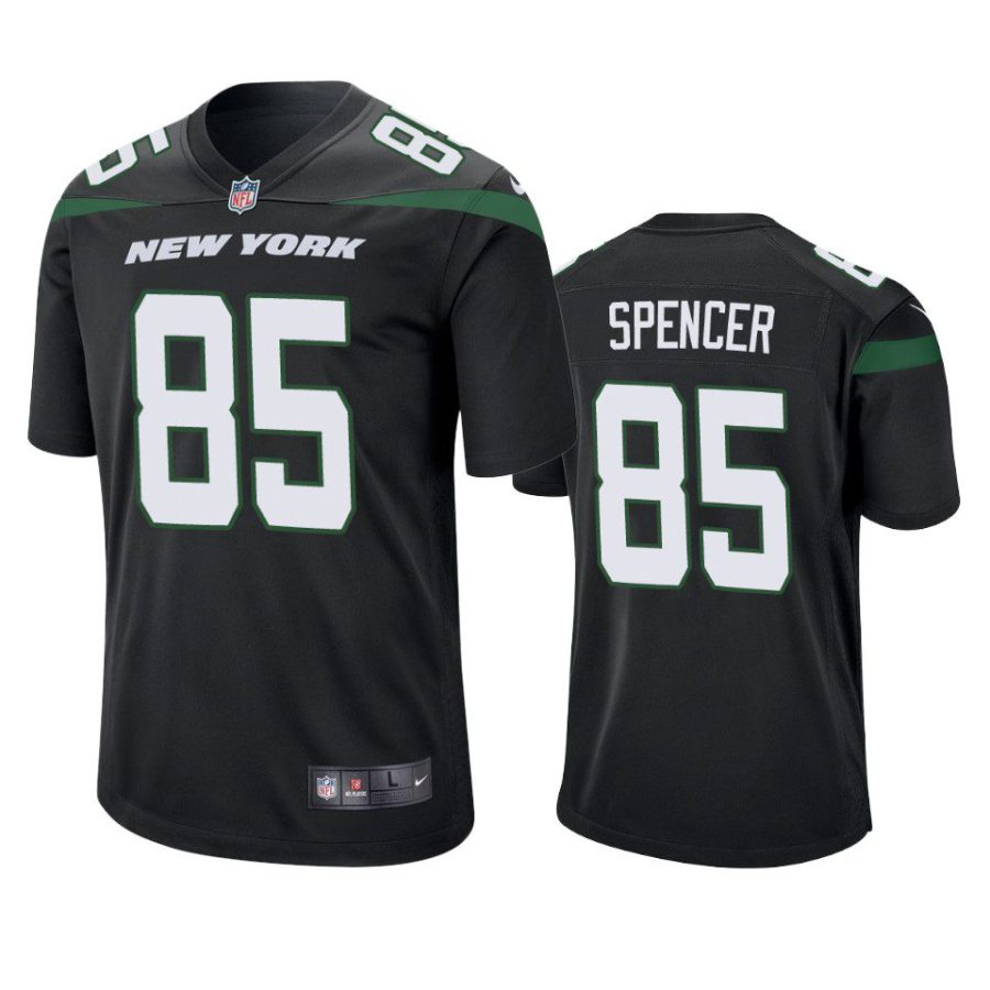 diontae spencer jets black game jersey