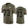 dolphins austin jackson olive limited 2022 salute to service jersey