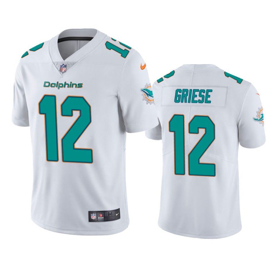 dolphins bob griese white vapor jersey 0a