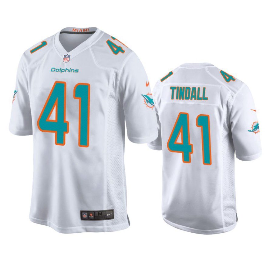 dolphins channing tindall game white jersey