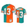 dolphins dan marino aqua orange split legacy replica jersey