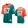 dolphins dwight stephenson orange aqua retro t shirt