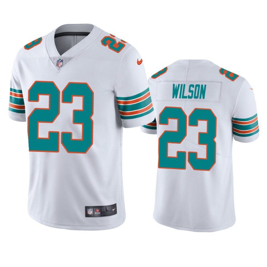 dolphins jeff wilson white alternate vapor limited jersey