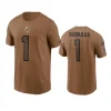 dolphins tua tagovailoa brown 2023 salute to service t shirt