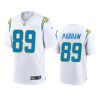 donald parham chargers white game jersey