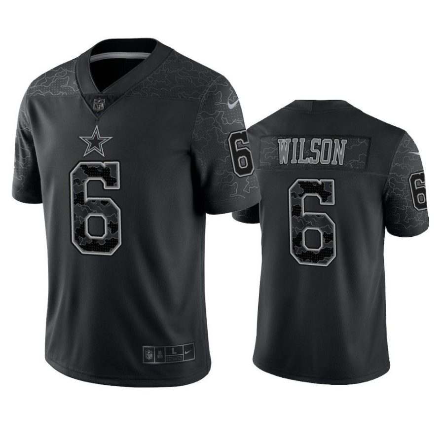 donovan wilson cowboys reflective limited black jersey