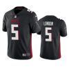 drake london falcons black vapor limited jersey