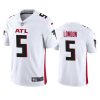 drake london falcons white vapor limited jersey