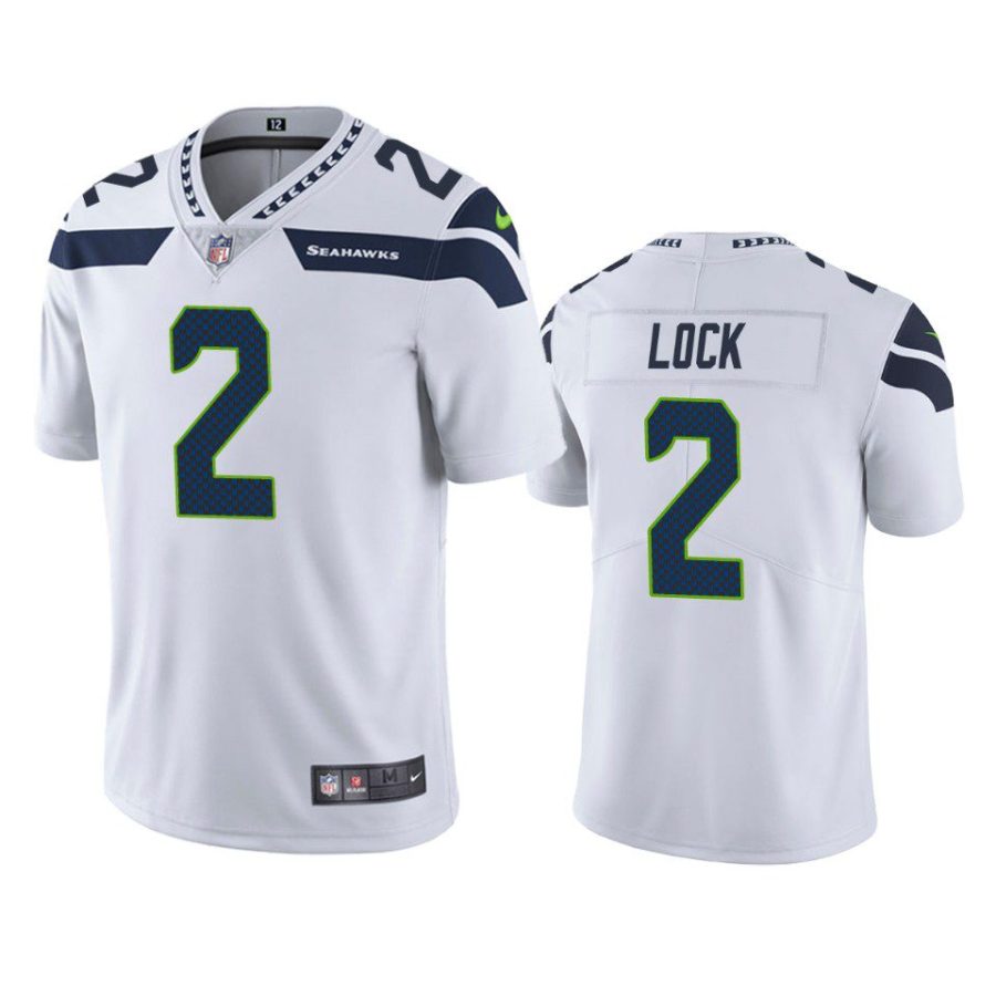 drew lock seahawks white vapor jersey