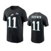 eagles a.j. brown black super bowl lvii t shirt