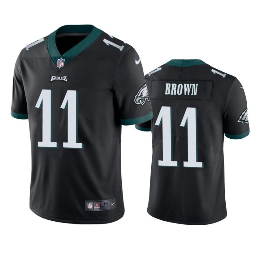 eagles a.j. brown black vapor jersey