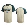 eagles cream midnight green super bowl lvii goal line stand t shirt