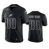 eagles custom black reflective limited jersey