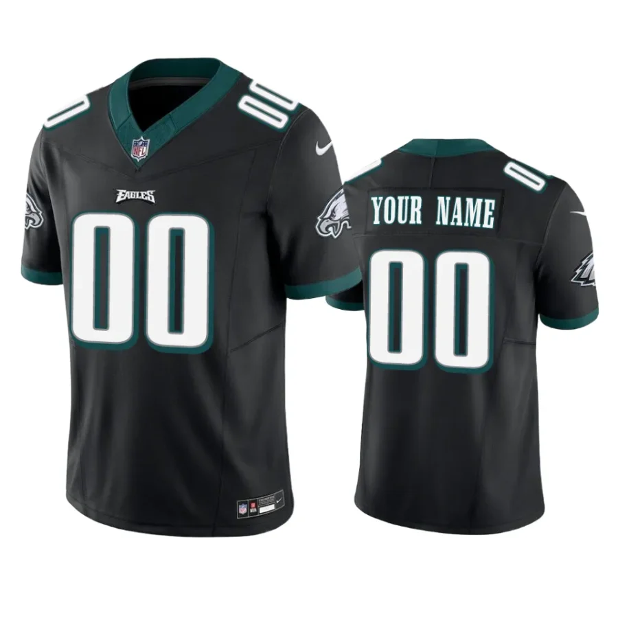 eagles custom black vapor f.u.s.e. limited jersey