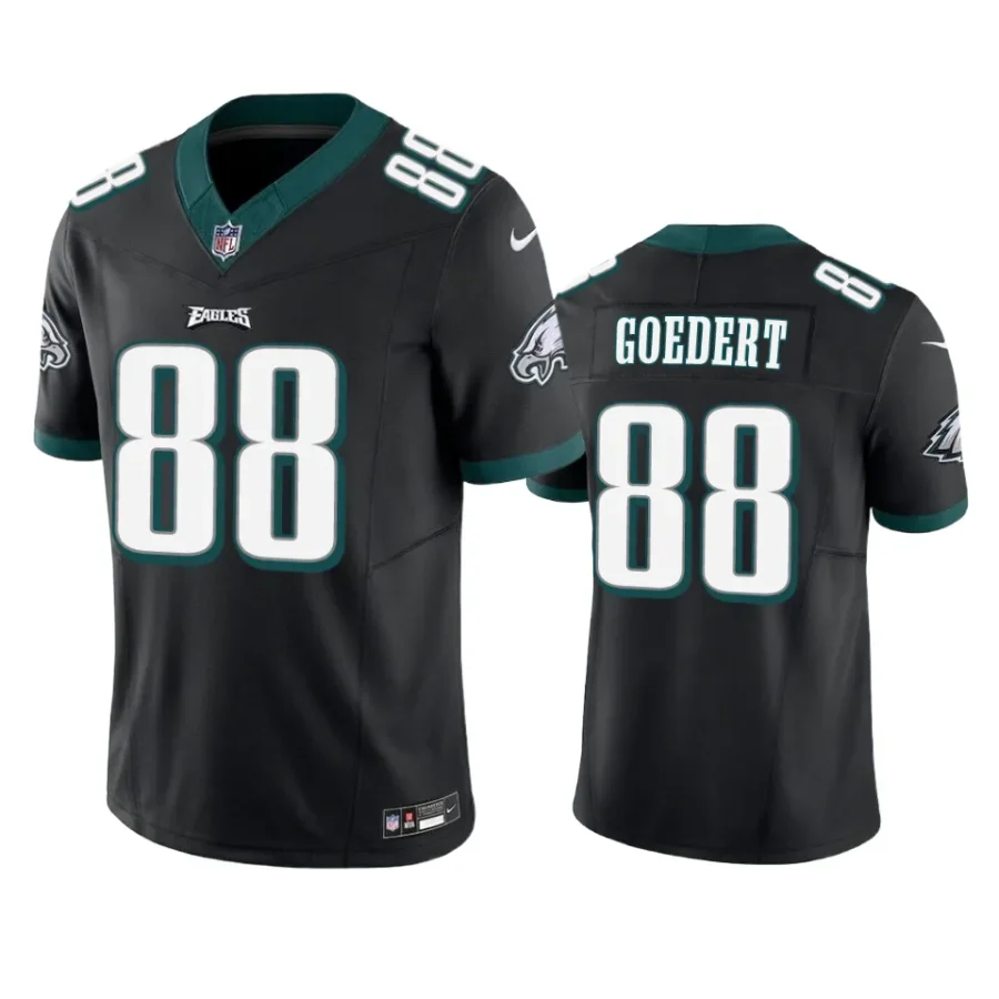 eagles dallas goedert black vapor f.u.s.e. limited jersey