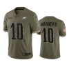 eagles gardner minshew ii 2022 salute to service olive jersey