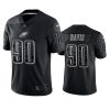 eagles jordan davis black reflective limited jersey