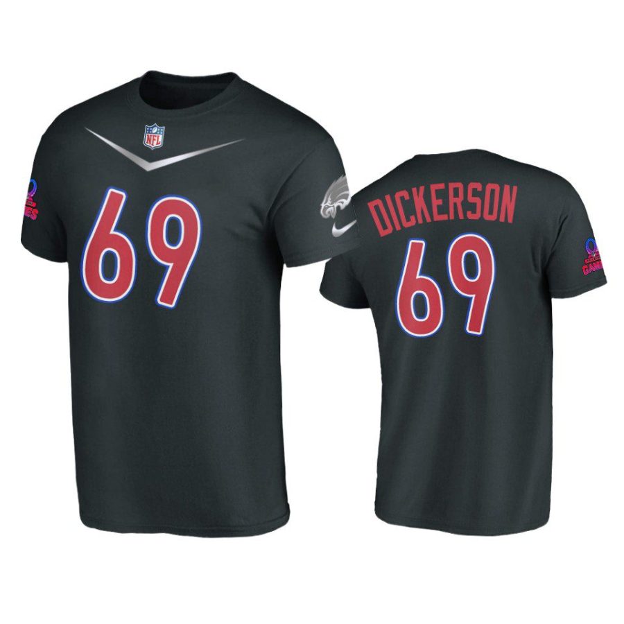 eagles landon dickerson black 2023 pro bowl nfc t shirt