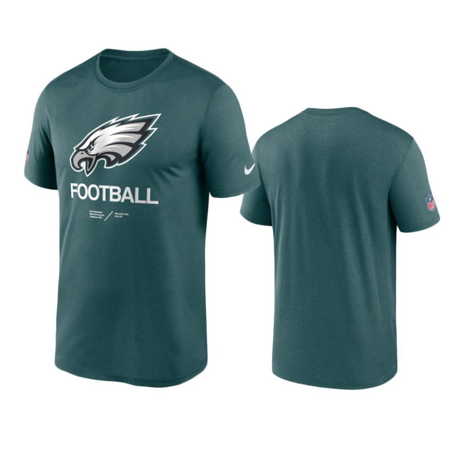 eagles midnight green infographic performance t shirt