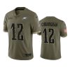 eagles randall cunningham 2022 salute to service olive jersey