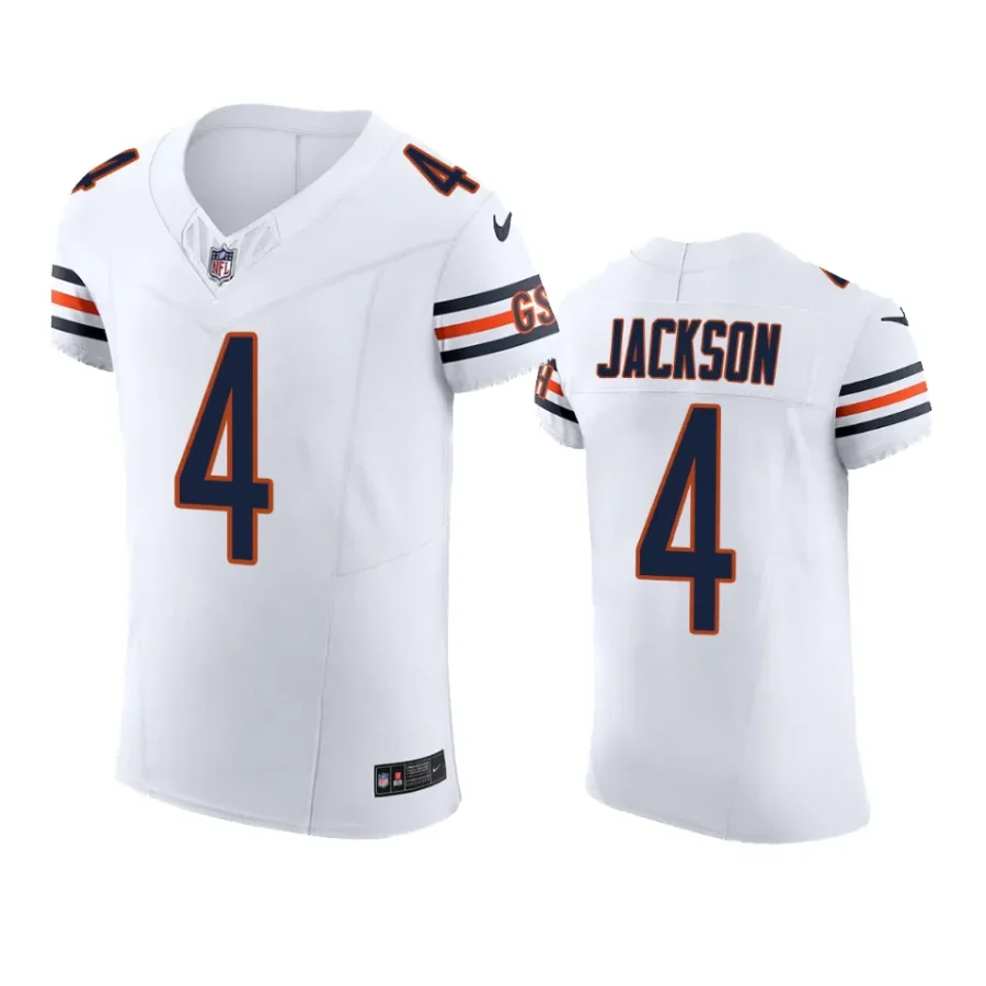 eddie jackson bears white vapor f.u.s.e. limited jersey