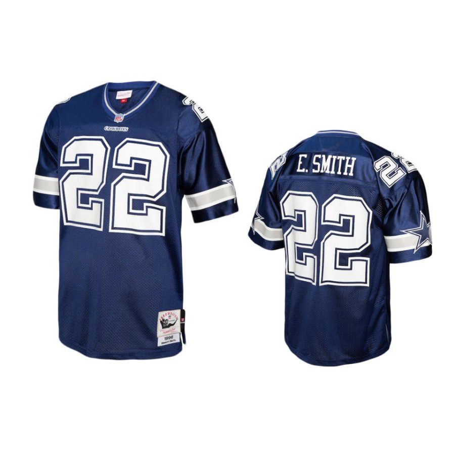 emmitt smith cowboys navy legacy replica jersey