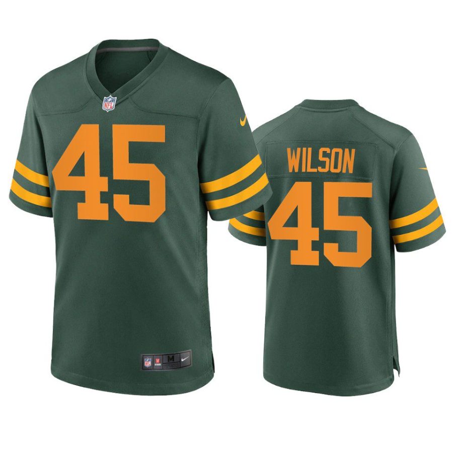 eric wilson packers green alternate game jersey