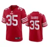 erik harris 49ers red game jersey