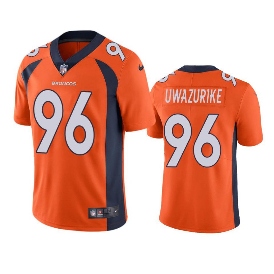 eyioma uwazurike broncos orange vapor jersey