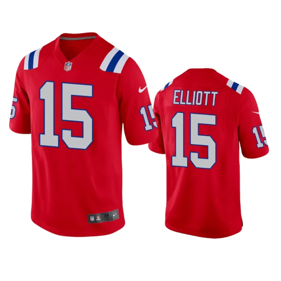 ezekiel elliott patriots red alternate game jersey