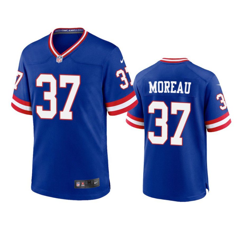 fabian moreau giants classic game royal jersey