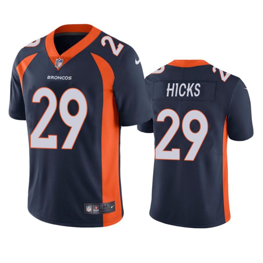 faion hicks broncos navy vapor jersey