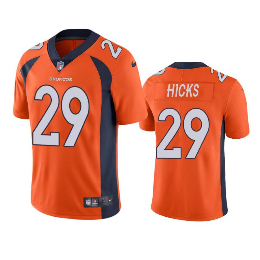 faion hicks broncos orange vapor jersey