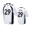 faion hicks broncos white game jersey