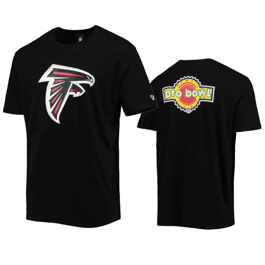 falcons black team logo 1994 pro bowl t shirt