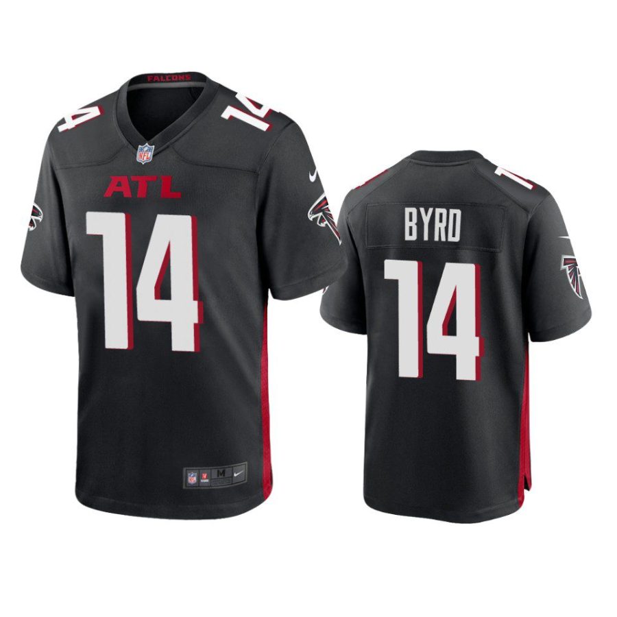falcons damiere byrd game black jersey