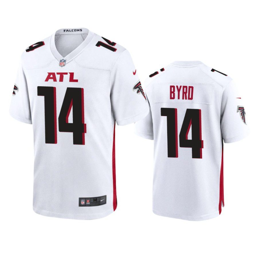 falcons damiere byrd game white jersey