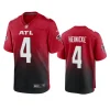 falcons taylor heinicke game red jersey