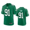 fletcher cox eagles alternate game kelly green jersey